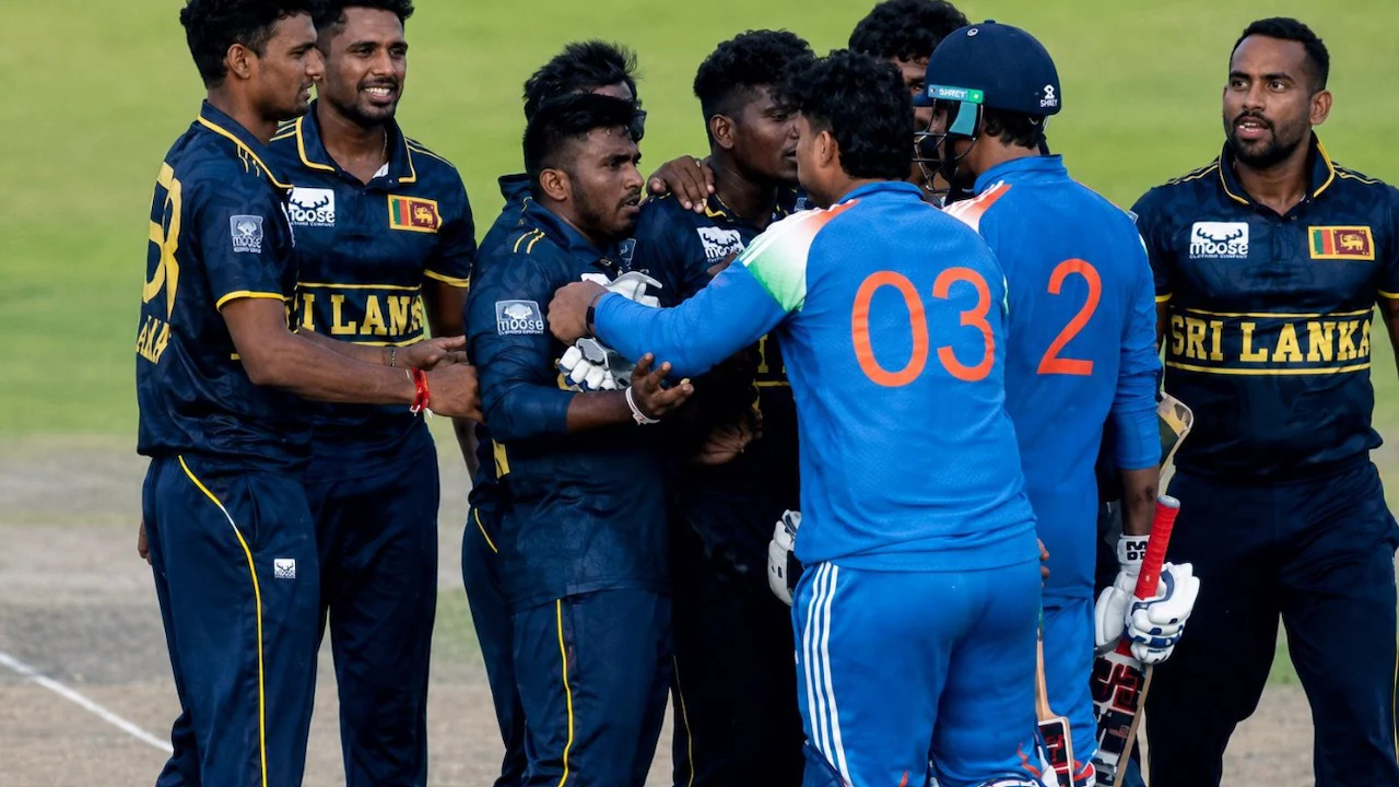 Sooryavanshi and Halambage got into a physical altercation | X