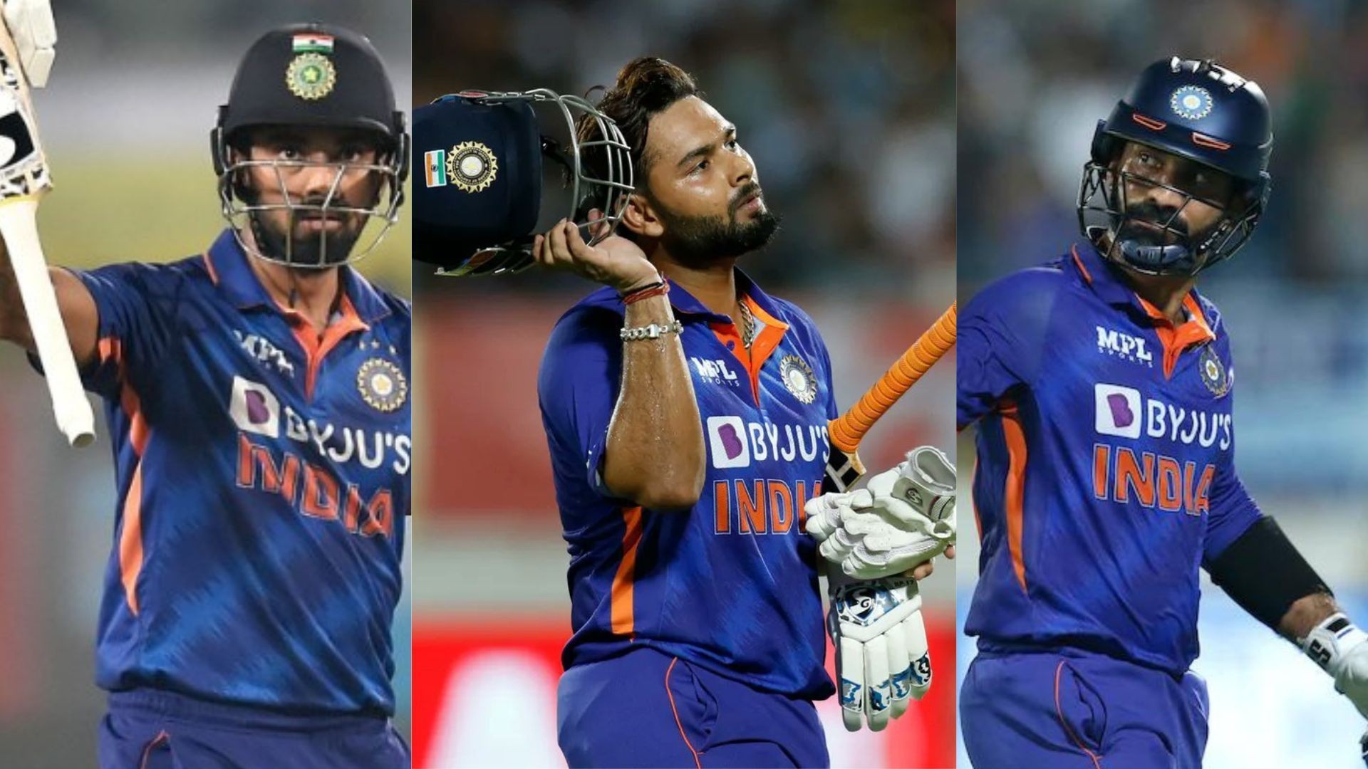 KL Rahul, Rishabh Pant and Dinesh Karthik | Getty Images