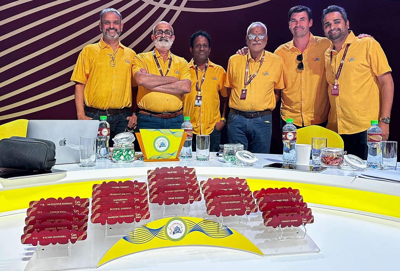 Chennai Super Kings owners and coach | CSK X