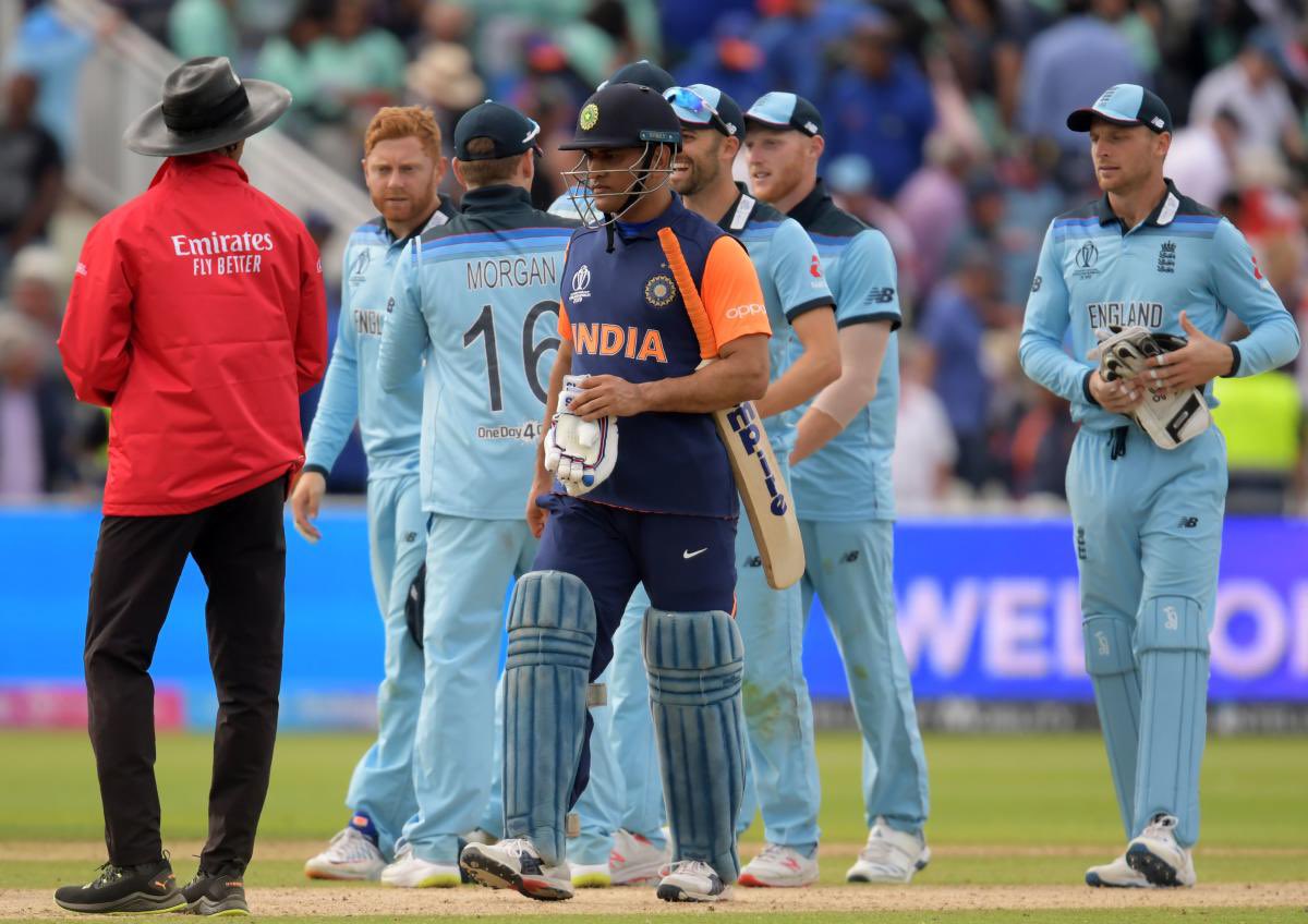 Dhoni remained unbeaten on 42 as India lost to England by 31 runs in 2019 World Cup | Getty