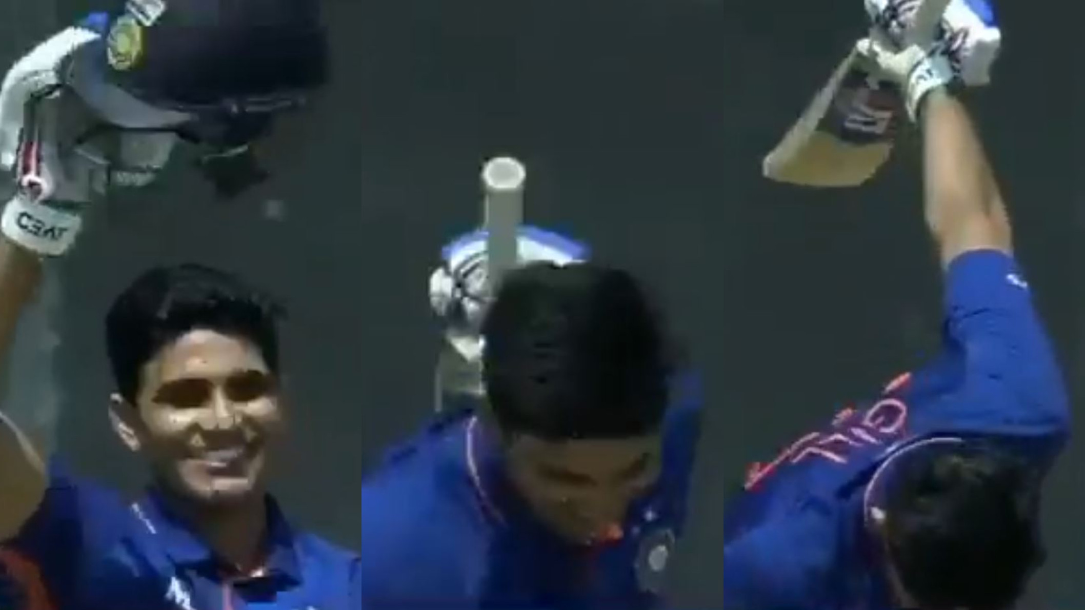 ZIM v IND 2022: WATCH- Shubman Gill celebrates his maiden ODI century in an epic way
