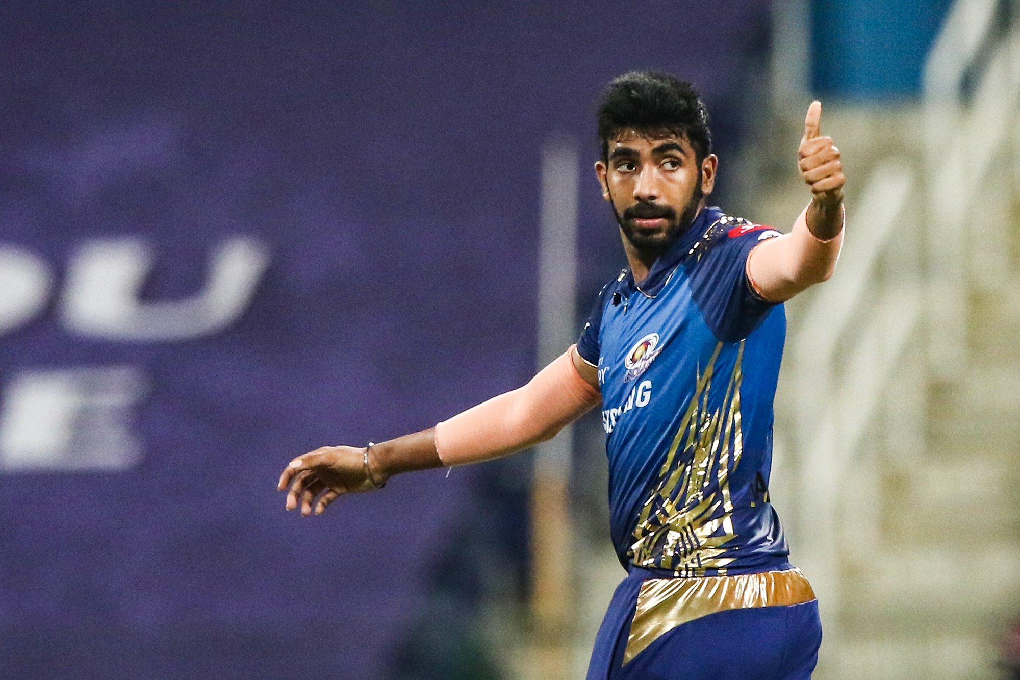 Bumrah finished with the impressive figures of 4/20 against RR | MI Twitter