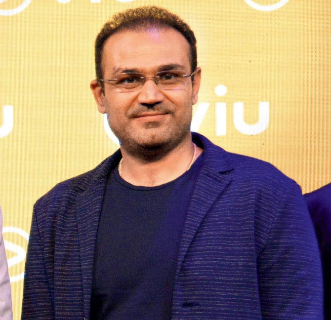 A political party claimed that Sehwag will appear at their rally