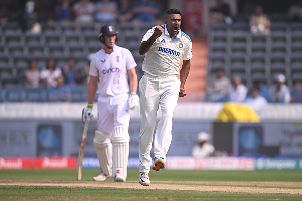 Ravichandran Ashwin bagged three wickets in England's first innings | Getty