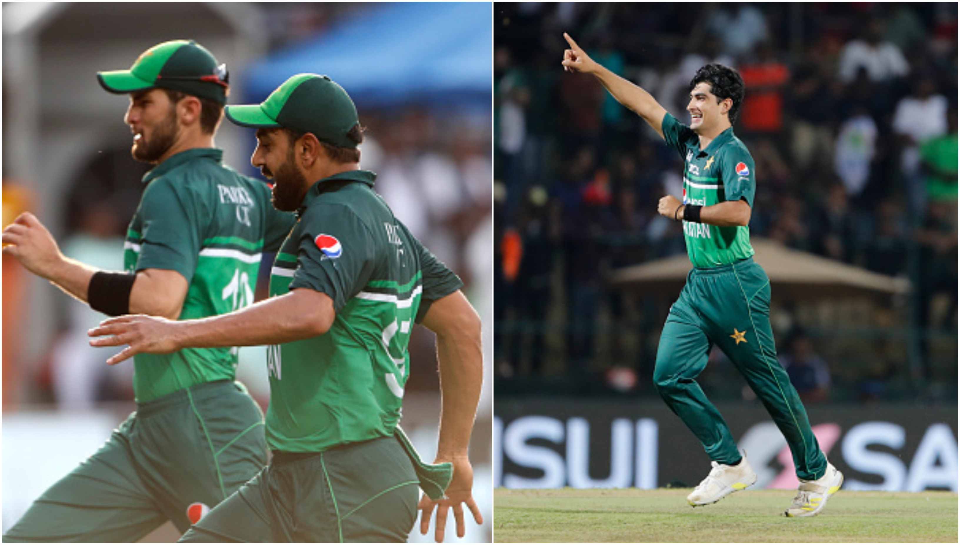 Shaheen Afridi, Haris Rauf and Naseem Shah | Getty