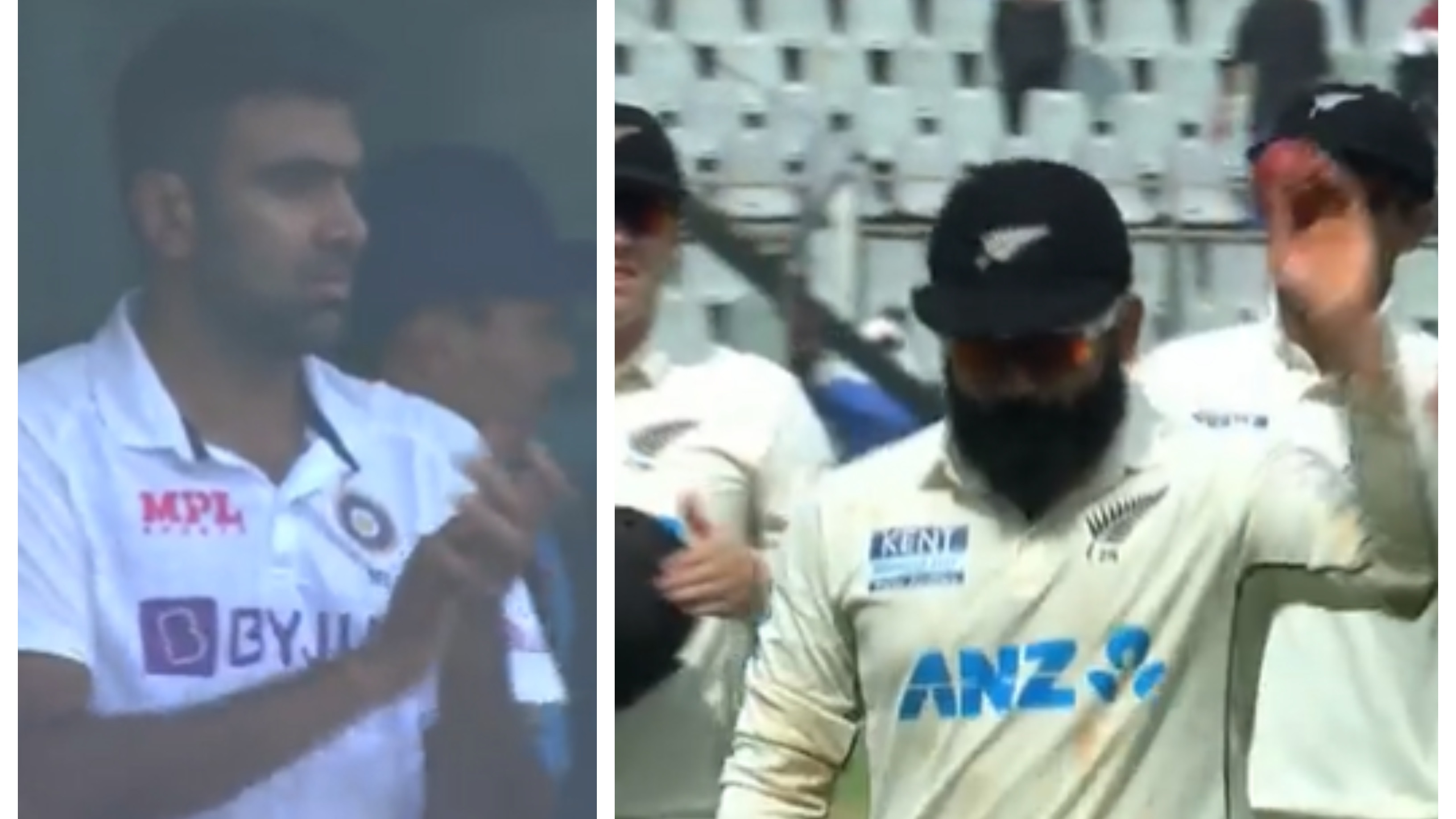 IND v NZ 2021: WATCH – R Ashwin gives standing ovation to Ajaz Patel as latter claims all 10 Indian wickets