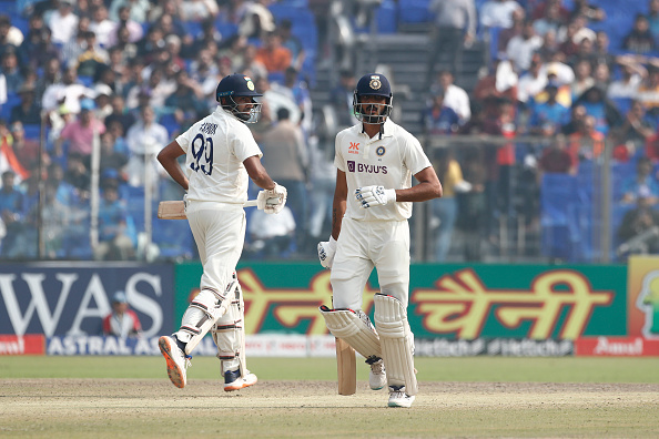 Akshar Patel and R Ashwin | Getty