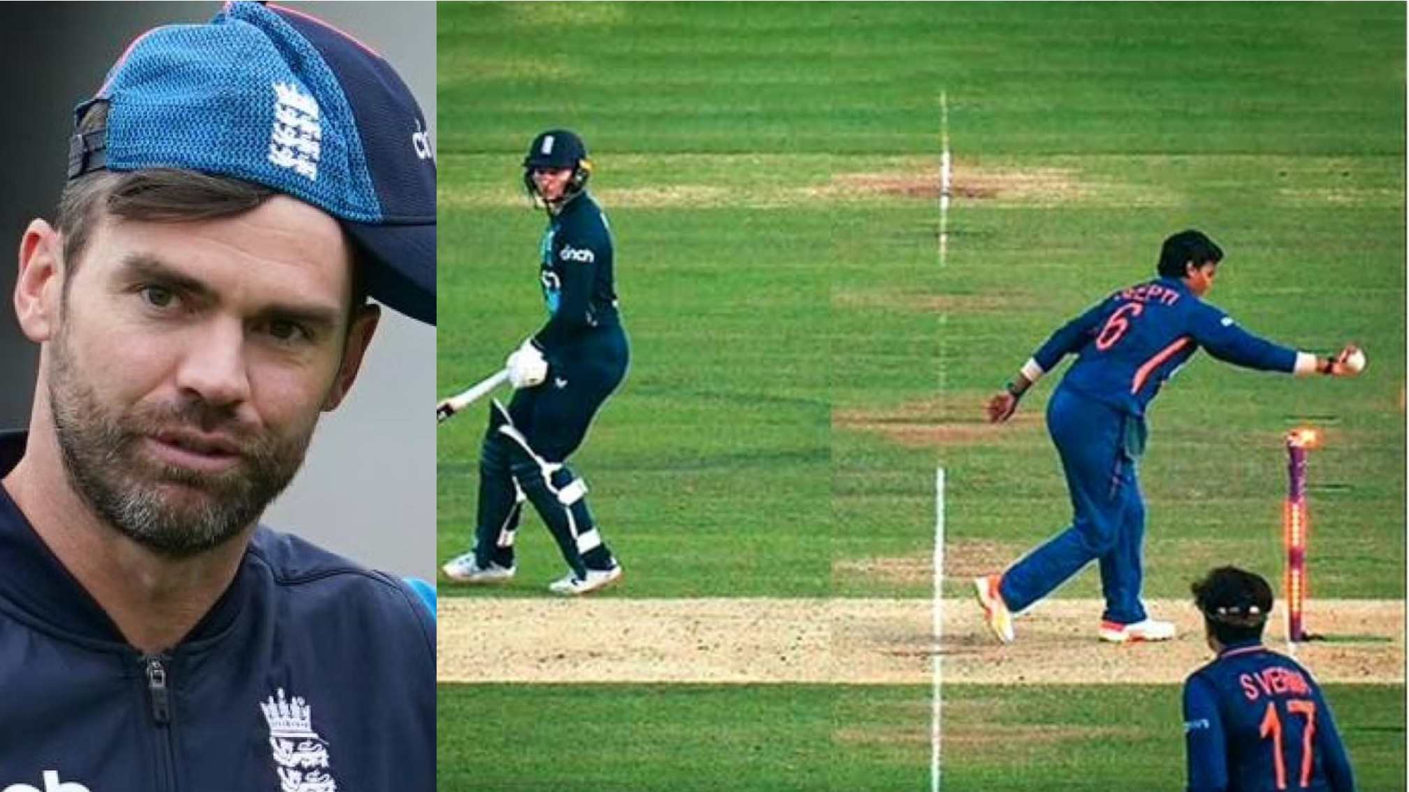 ‘Deepti was never thinking about bowling that ball’- James Anderson opines on Charlie Dean run out