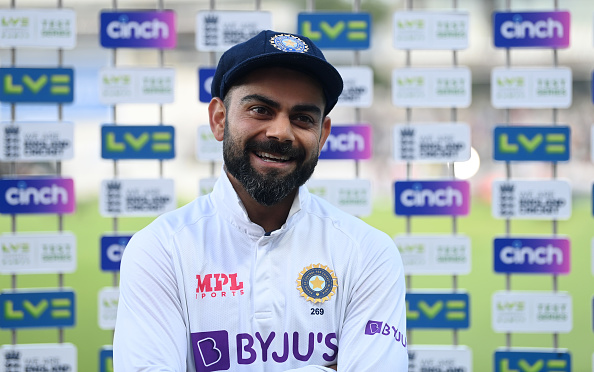 Virat Kohli in a happy mood after the match | Getty Images