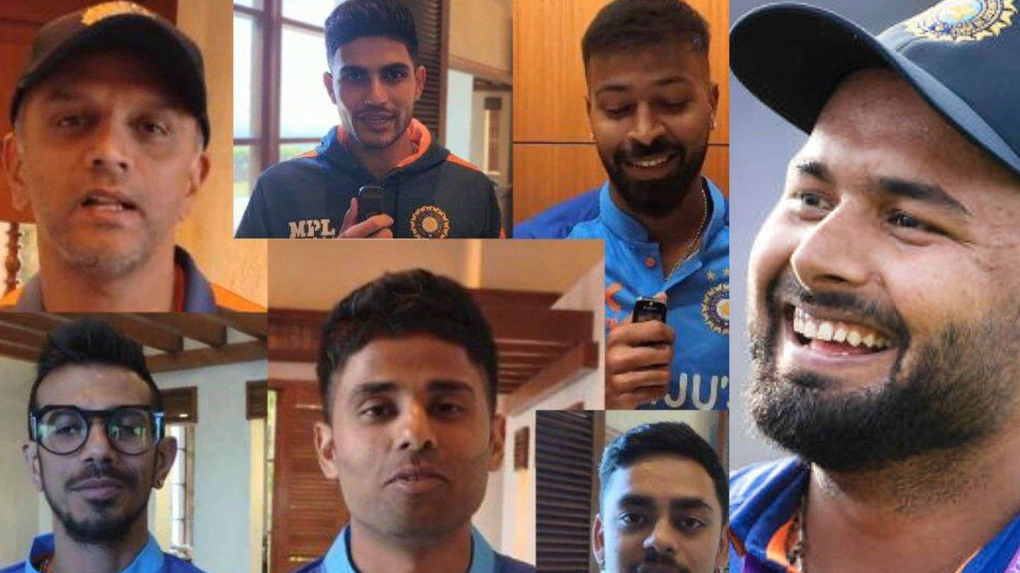 WATCH: Dravid, Hardik and other members of India squad share heartwarming messages for 'fighter' Rishabh Pant