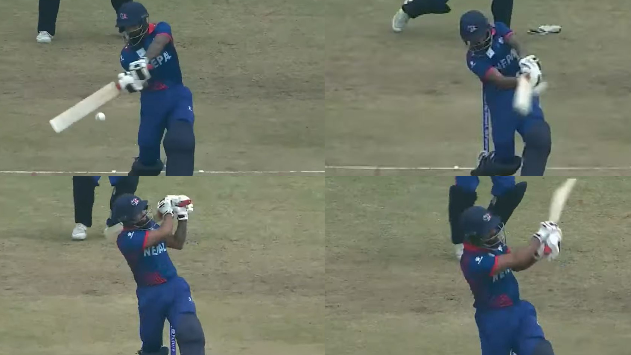 WATCH- Dipendra Singh Airee's 8 sixes in his 10-ball 52* against Mongolia in Asian Games 