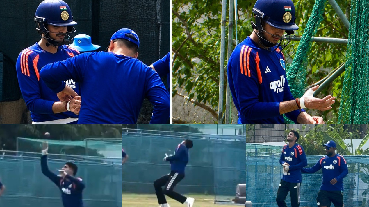SL v IND 2026: WATCH- India captain Shubman Gill suffers injury scare; gets hurt on right hand twice during practice session