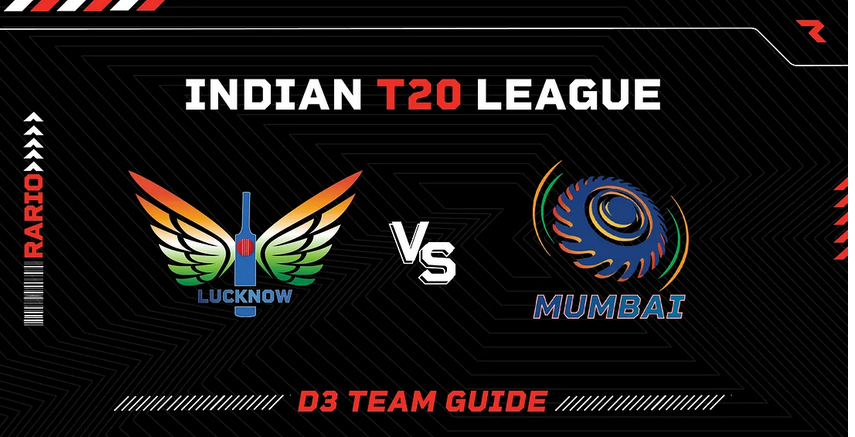 Indian T20 League 2023 — Eliminator: Lucknow vs Mumbai | D3 Guide
