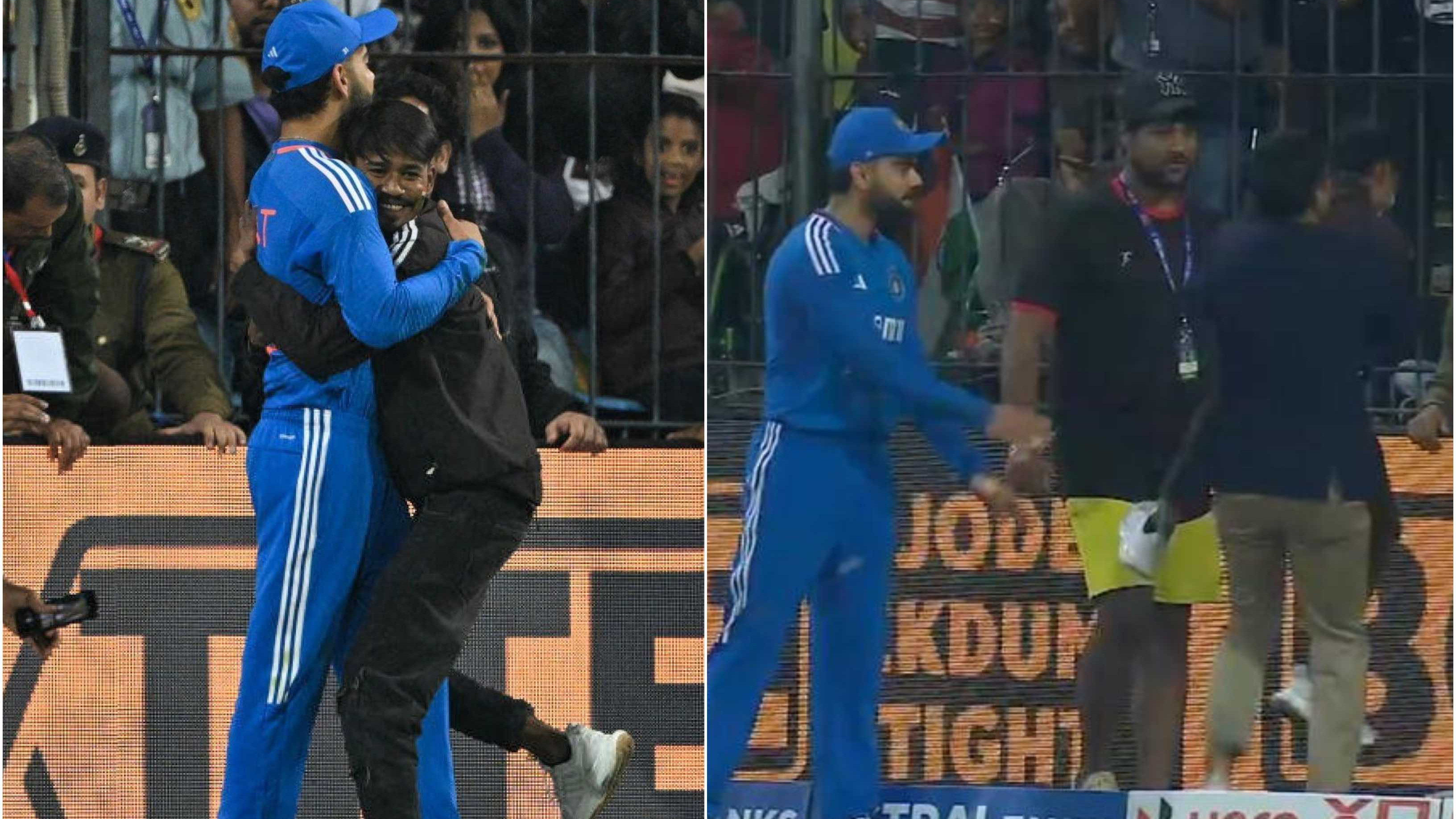 IND v AFG 2024: WATCH - Fan breaches security to hug Virat Kohli during Indore T20I; gets detained