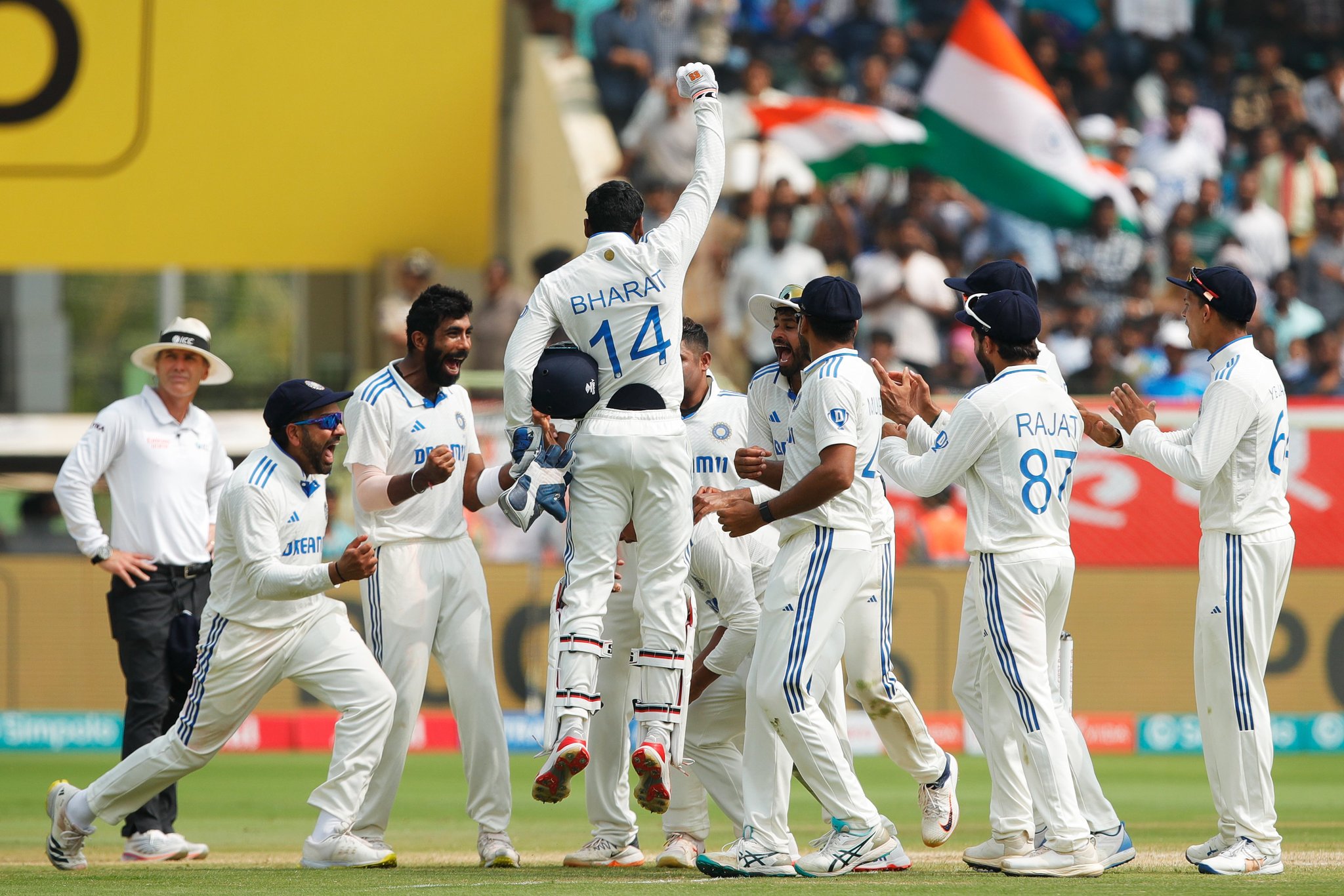 India won the second Test in Vizag | BCCI