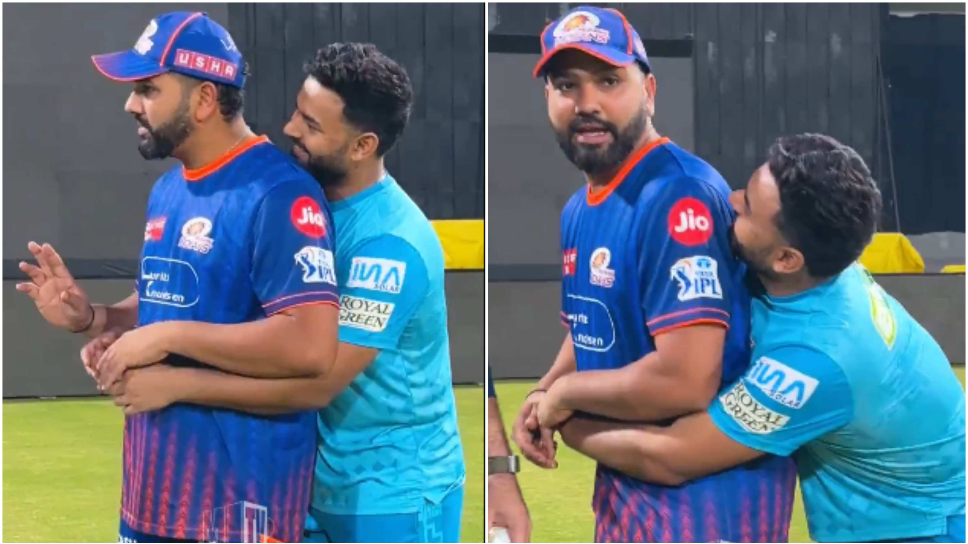 IPL 2025: WATCH – Rohit Sharma, Rishabh Pant share a wholesome moment on the eve of MI vs LSG clash