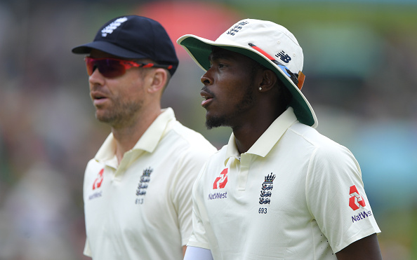  Jofra Archer and James Anderson | Getty