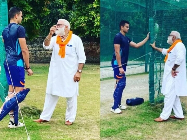 Arjun Tendulkar has worked with Yograj Singh to hone his cricketing skills| X