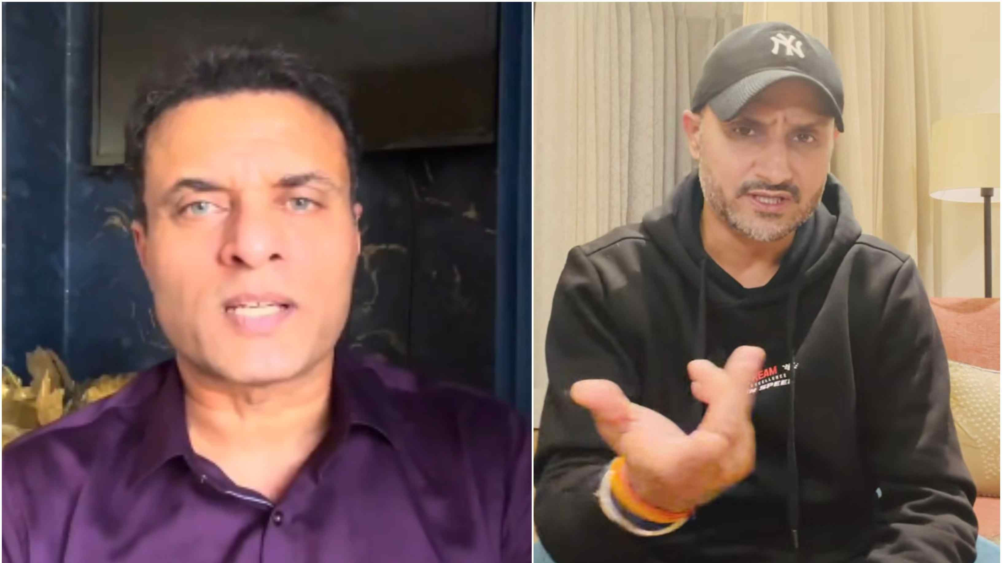WATCH: “Tu dogla aadmi hai,” Tanvir Ahmed fires back after Harbhajan Singh calls him “tuccha insaan”