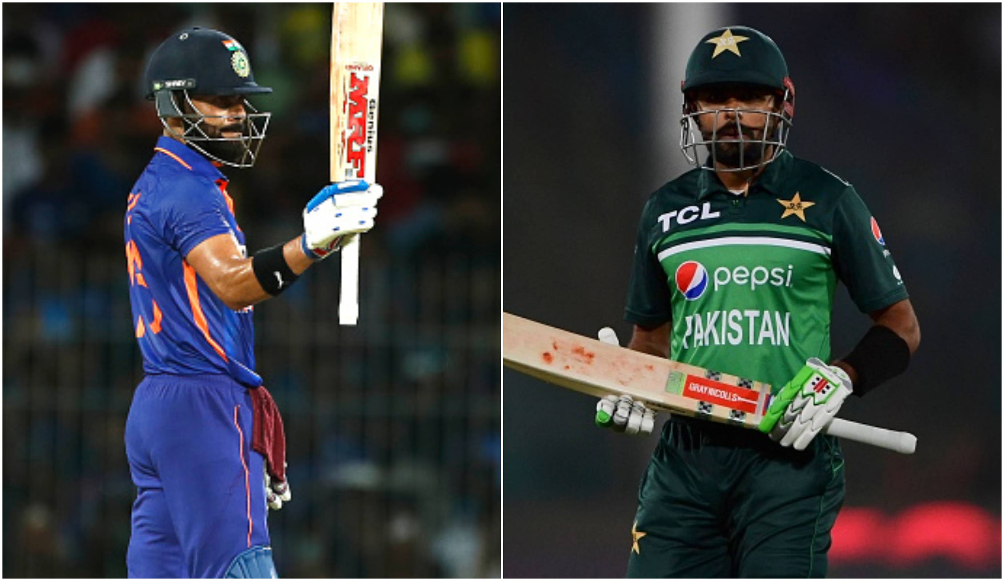 Virat Kohli and Babar Azam | Getty