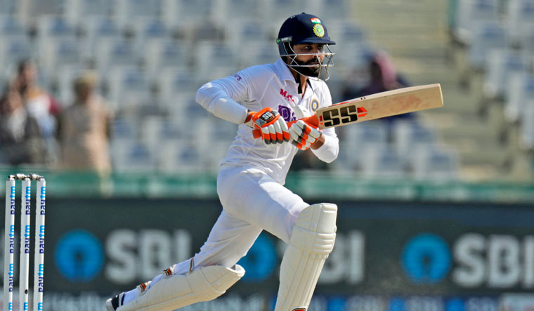 Ravindra Jadeja during the Mohali Test | BCCI