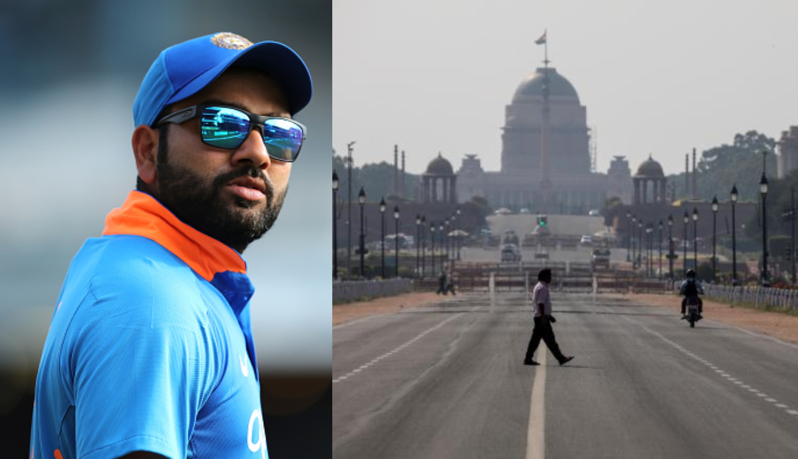 Rohit Sharma is also at home with his family during the lockdown | AFP