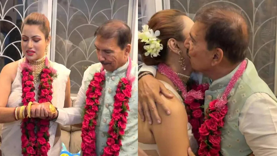 Arun Lal ties knot with Bulbul Saha; check out the viral photos