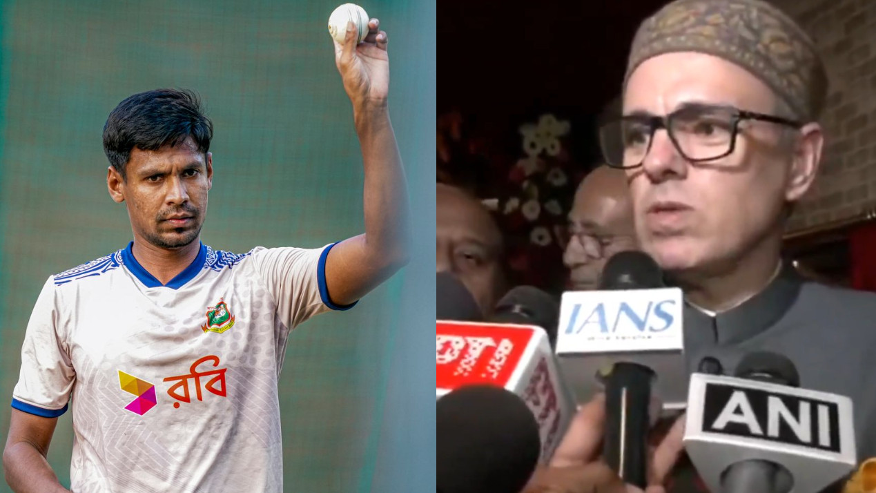 WATCH- “What is the fault of that poor player?”- Omar Abdullah on Mustafizur Rahman’s removal from IPL