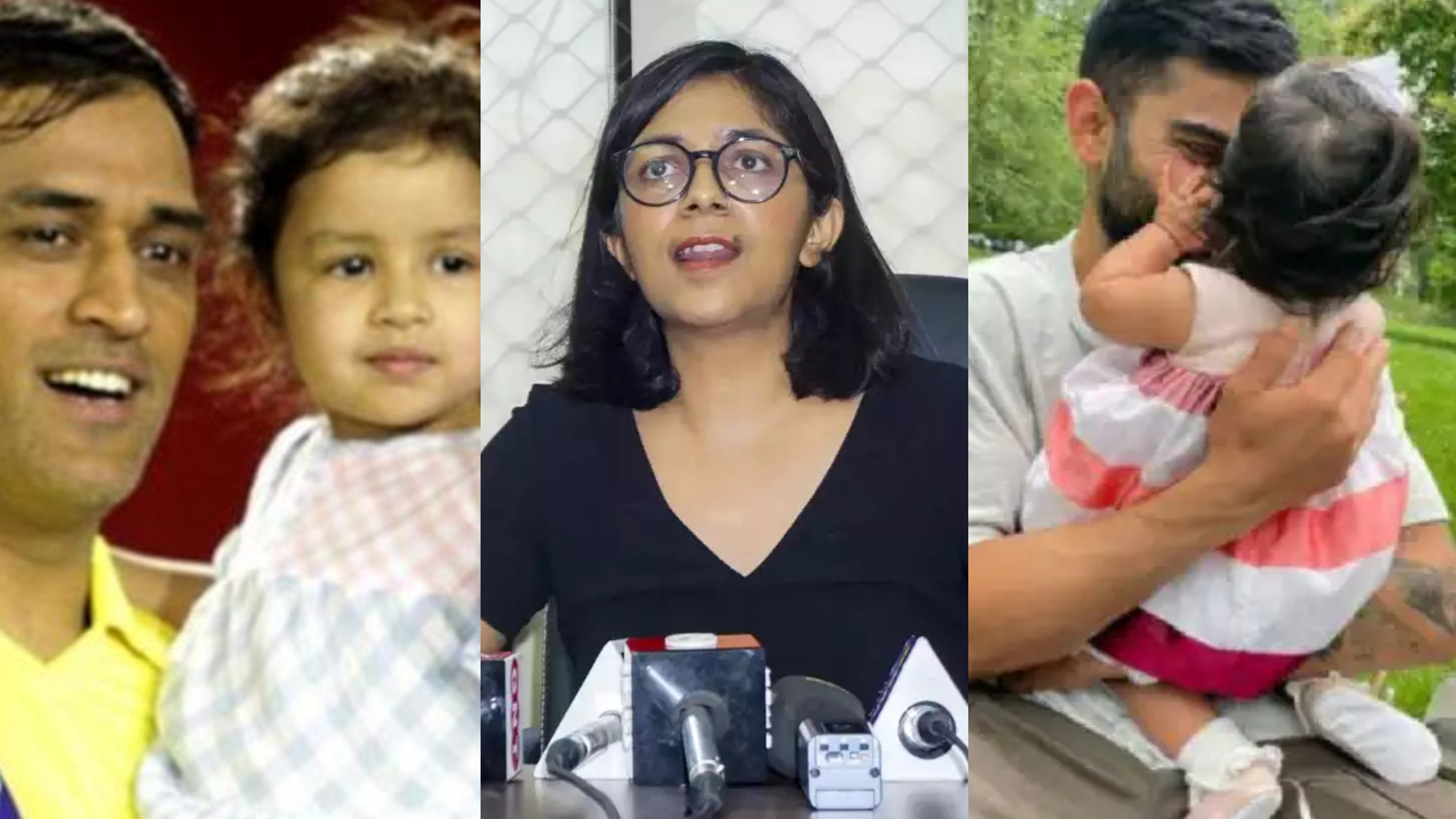 DCW directs police to file FIR on lewd comments on daughters of Virat Kohli and MS Dhoni on social media