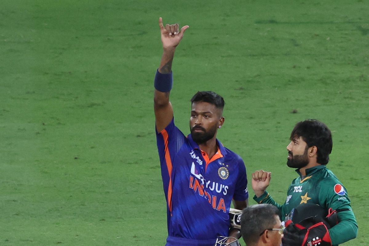 Hardik Pandya celebrates the win | Getty Images 