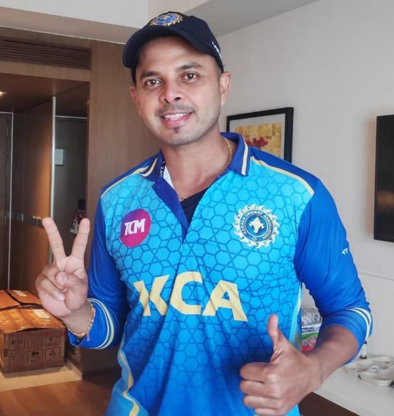 Sreesanth made comeback in the recent Syed Mushtaq Ali Trophy | Twitter