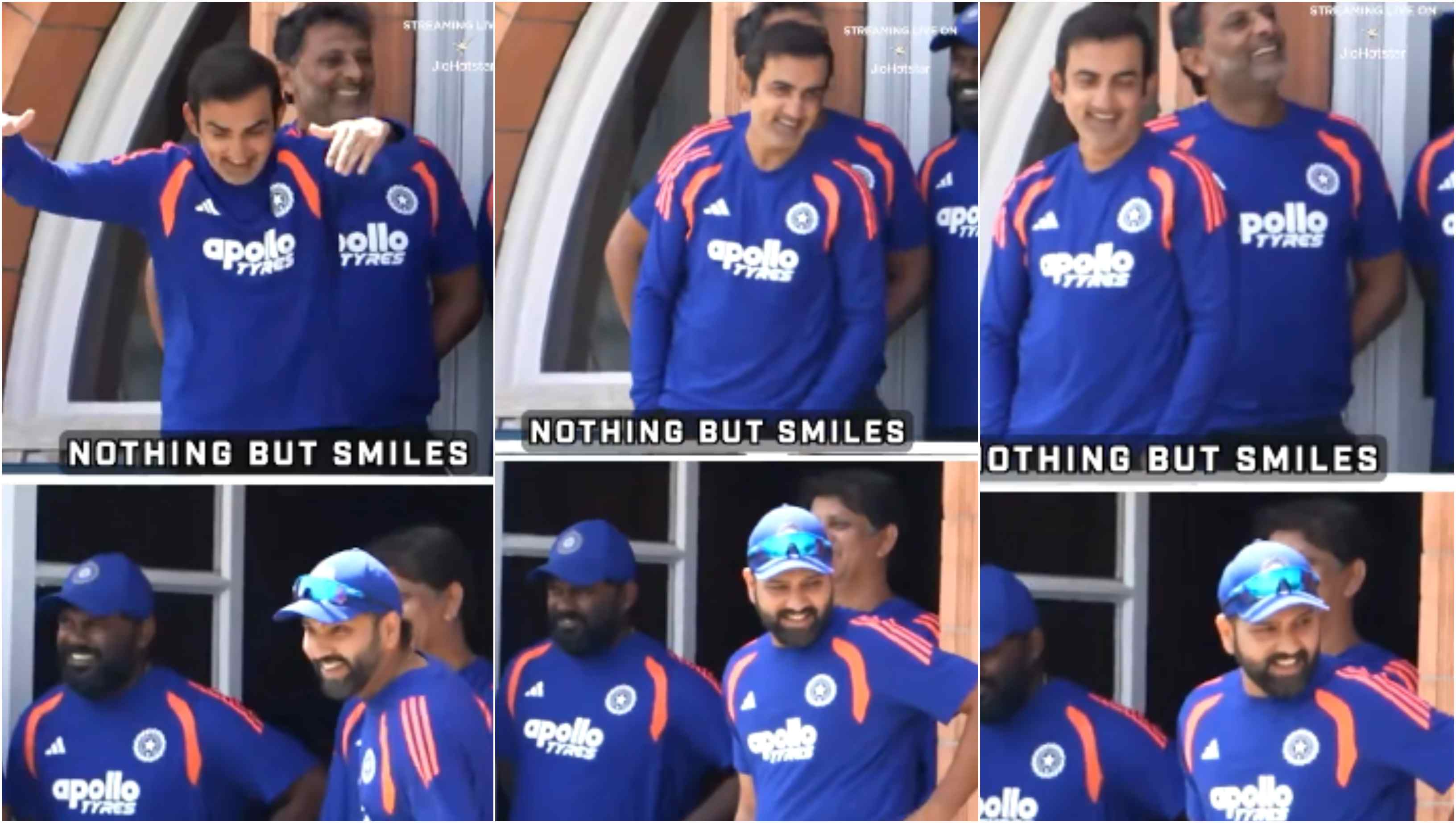 Rohit Sharma and Gautam Gambhir shared a laugh at Lord's balcony | Star Sports