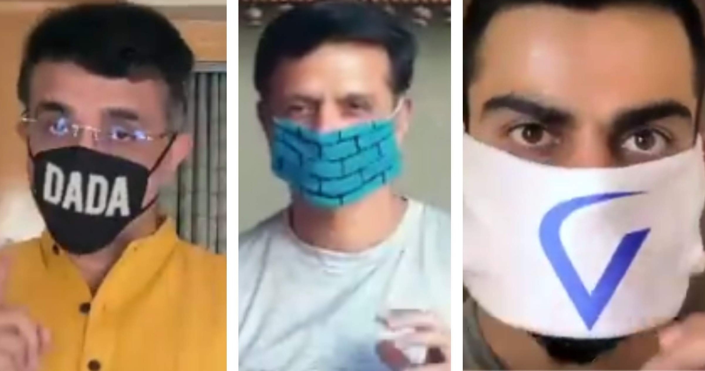 BCCI created a video in which current and former cricketers were seen talking about the importance of wearing masks