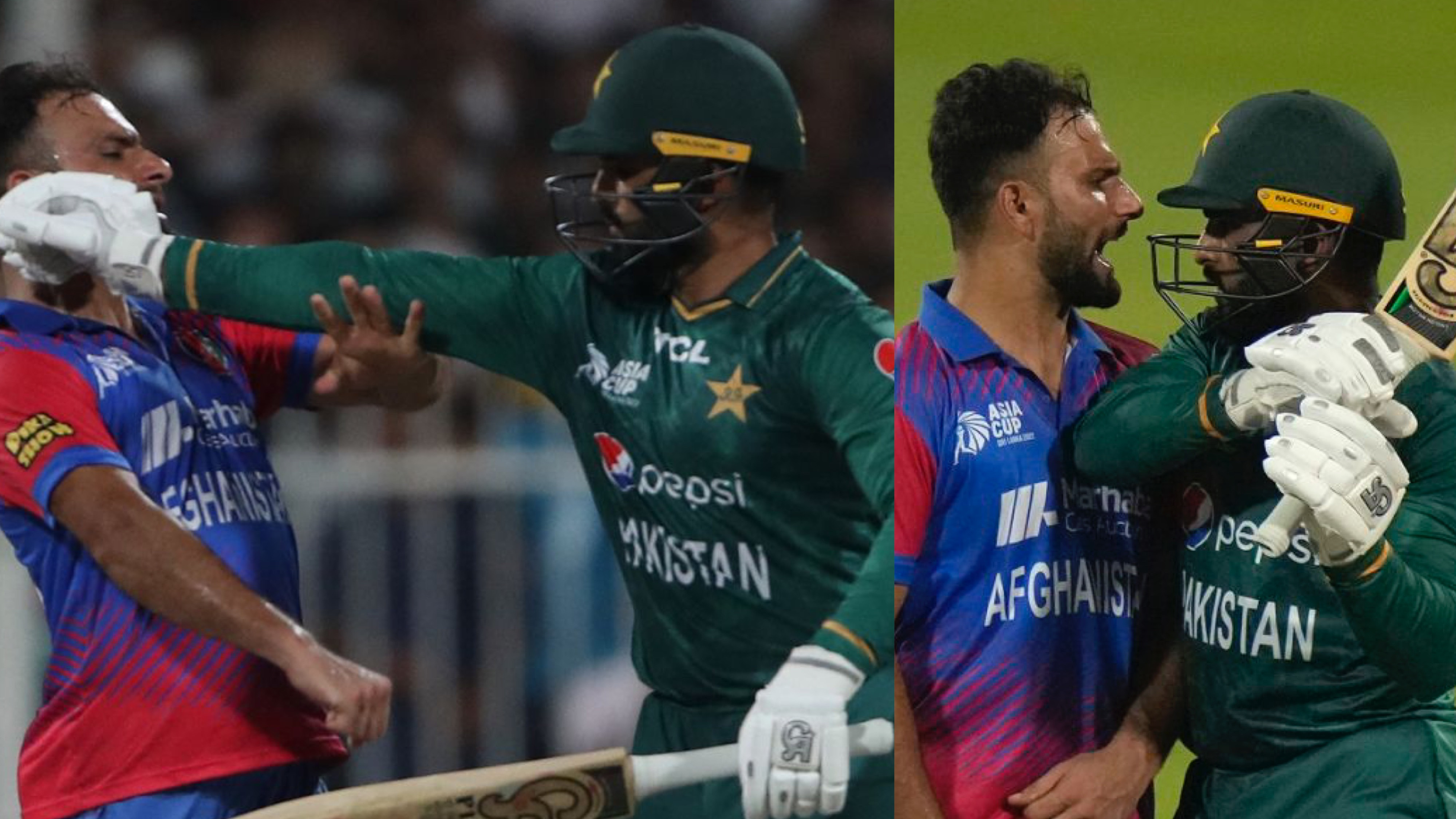 Asia Cup 2022: WATCH - Ugly scenes as Asif Ali threatens to hit Fareed Ahmad with his bat in fiery clash