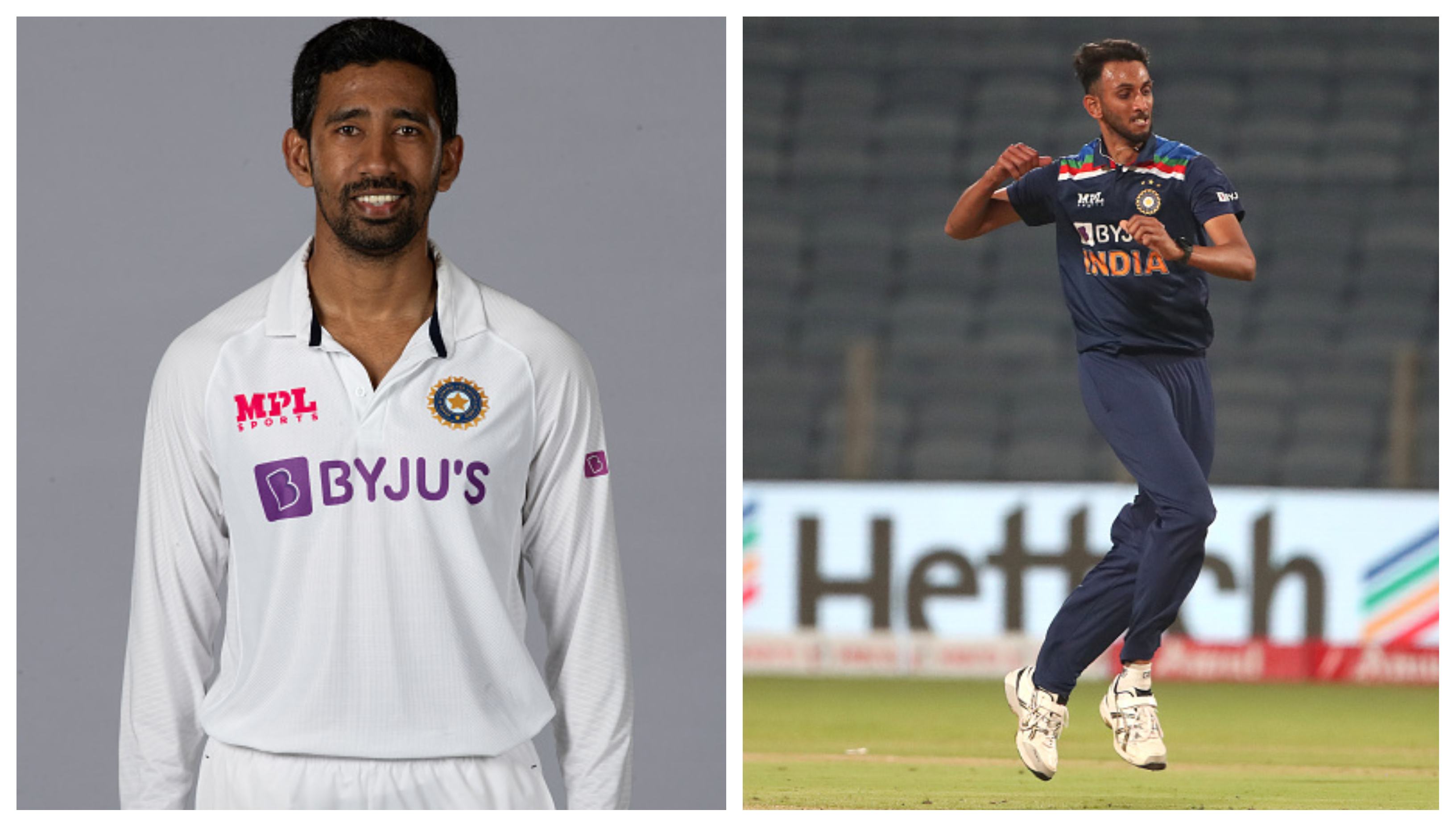 Wriddhiman Saha and Prasidh Krishna | Getty