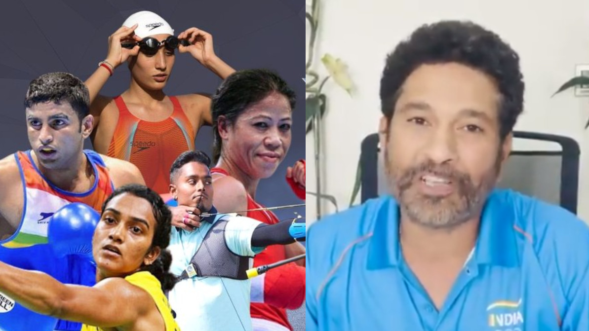 WATCH - Sachin Tendulkar wishes all the best to Indian athletes for Tokyo Olympics 2020