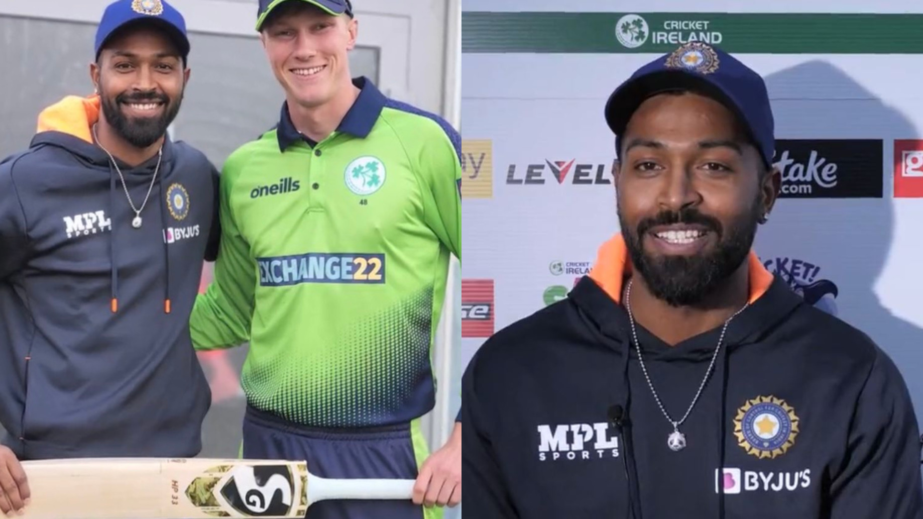 IRE v IND 2022: WATCH- Hardik Pandya praises Harry Tector’s knock; reveals he gifted him a bat