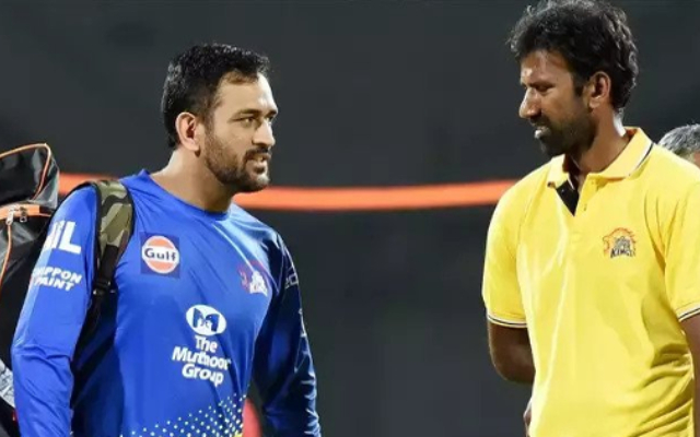 MS Dhoni and L Balaji for CSK | Twitter