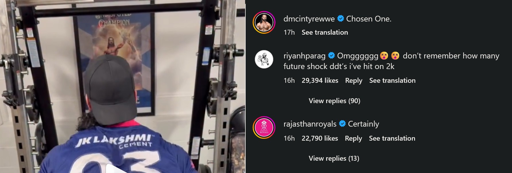 Drew McIntyre Instagram Screengrab