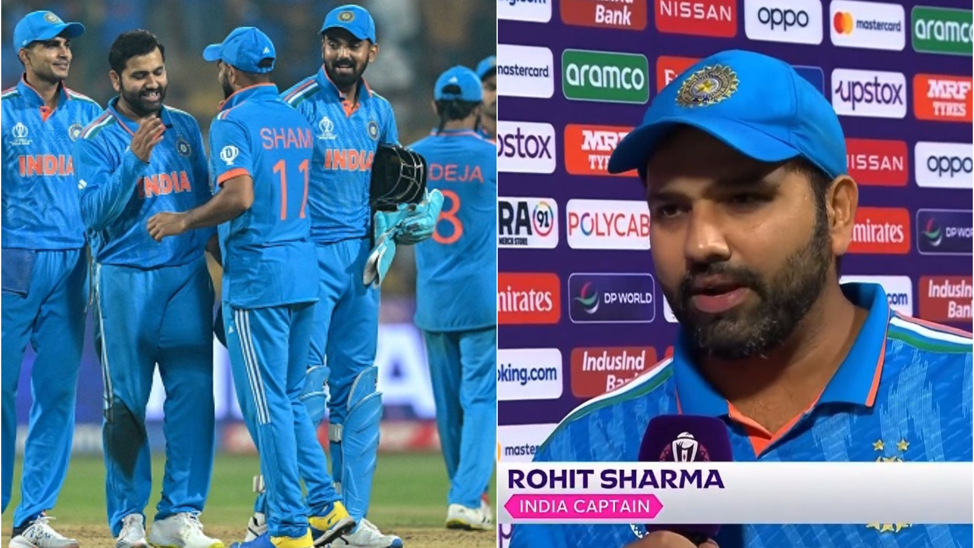 CWC 2023: “Different individuals have stepped up at different times,” Rohit Sharma after India finish unbeaten in league stage