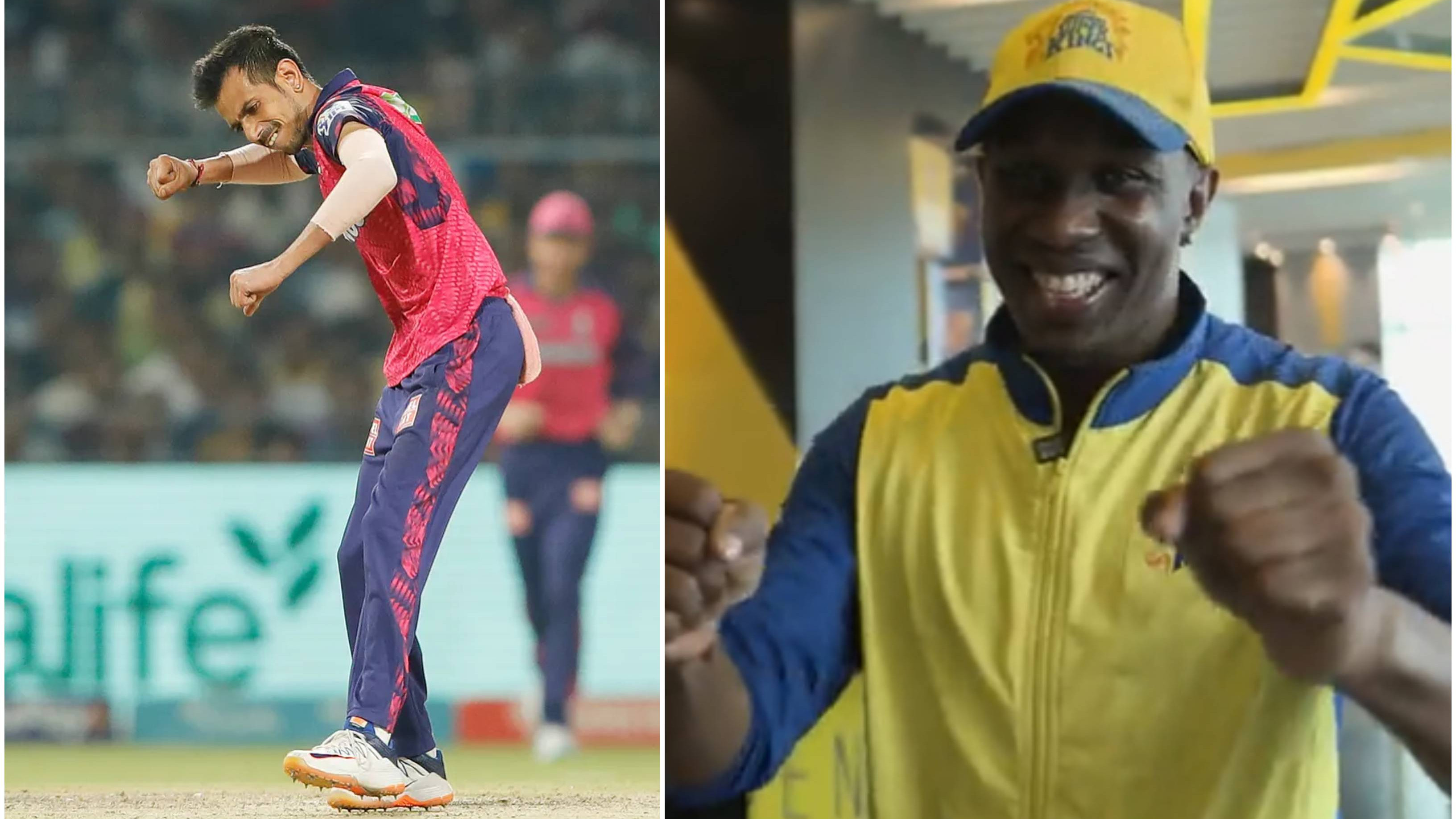 IPL 2023: WATCH – Bravo sings his iconic “champion” song to congratulate Chahal on becoming IPL’s leading wicket-taker