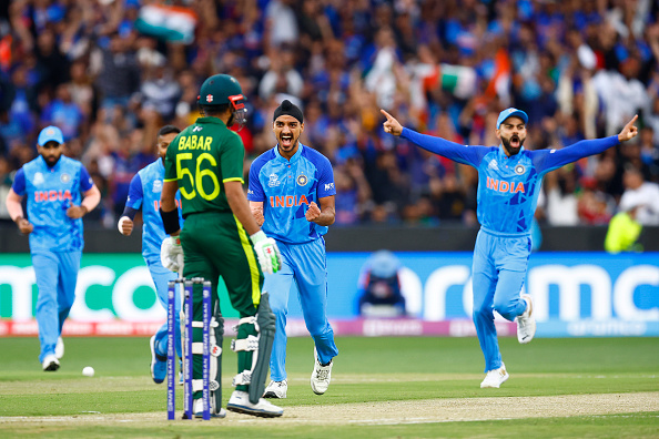 Arshdeep Singh returned with three wickets in his debut T20 World Cup game | Getty