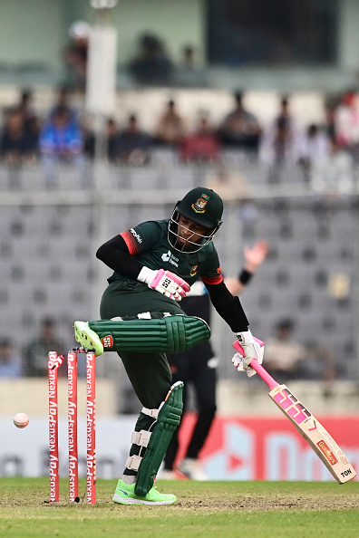 Mushfiqur Rahim got bowled in hilarious fashion | Getty 