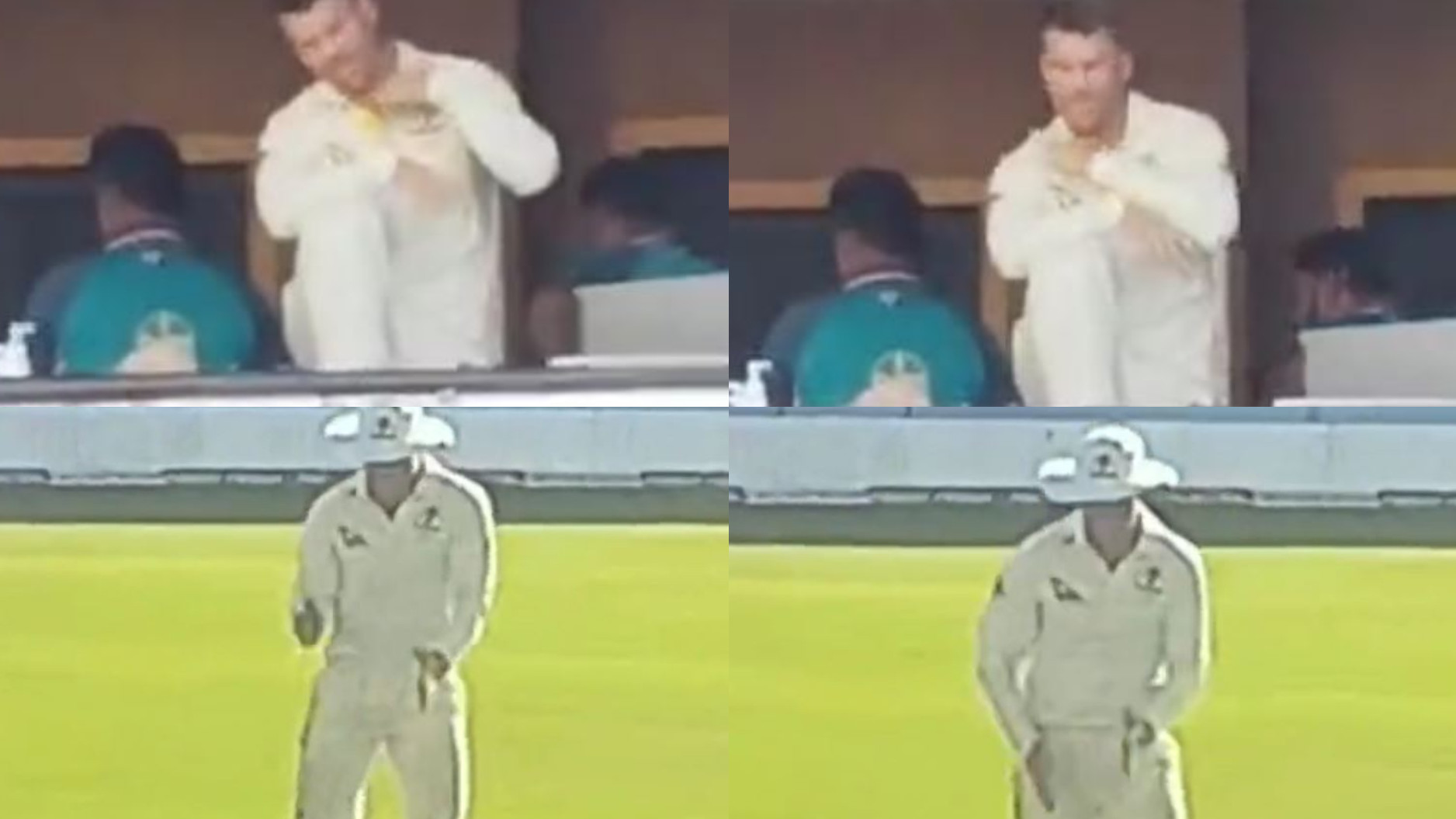 IND v AUS 2023: WATCH- David Warner obliges fans with ‘Jhukegaa nahi’ move; does funny dance on the field