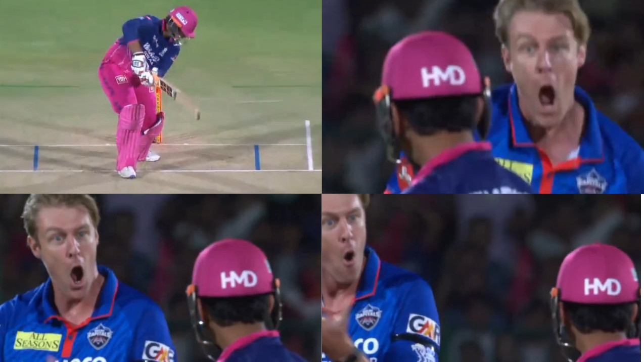 IPL 2026: WATCH- Kyle Jamieson’s wild celebration in face of Vaibhav Sooryavanshi after rattling his stumps with a yorker