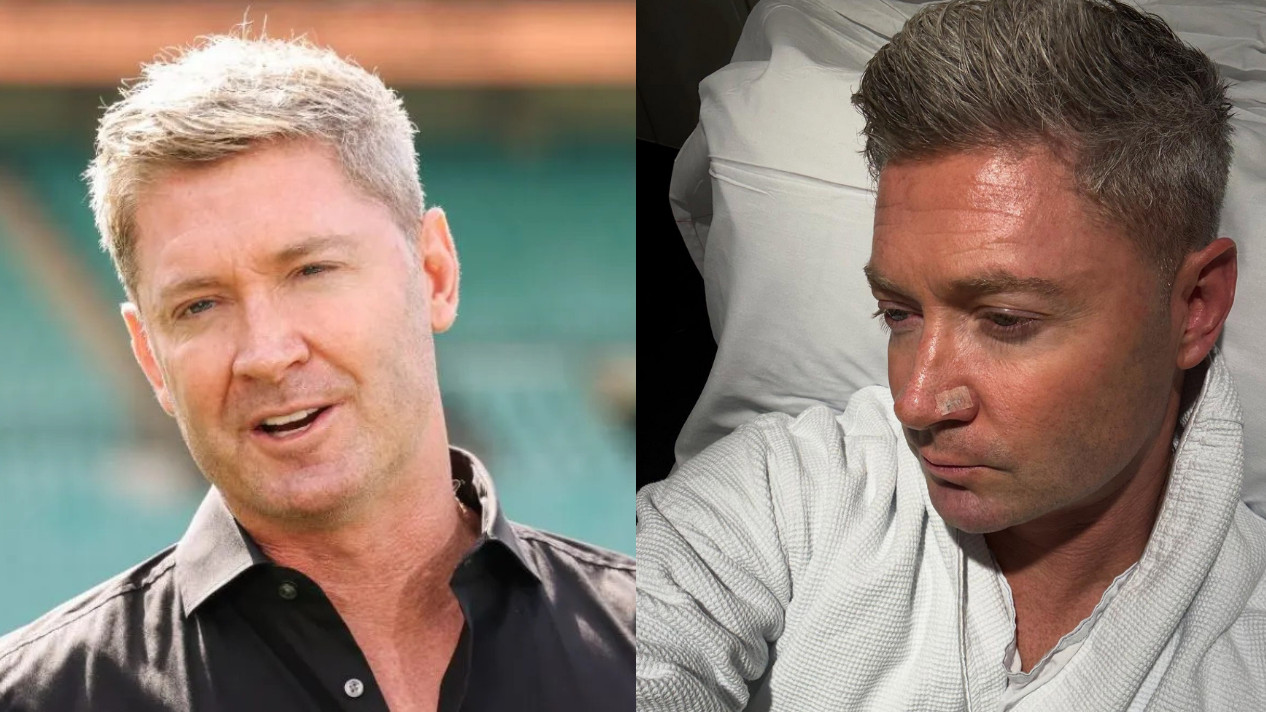 Michael Clarke shares update after undergoing minor surgery to treat skin cancer