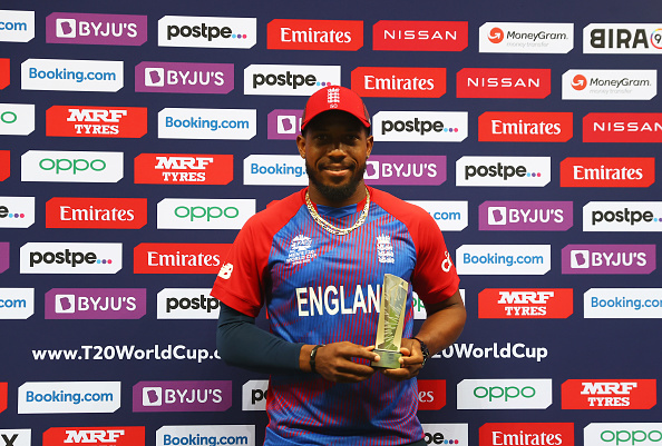 Chris Jordan earned the Player-of-the-Match award for his fantastic spell | Getty