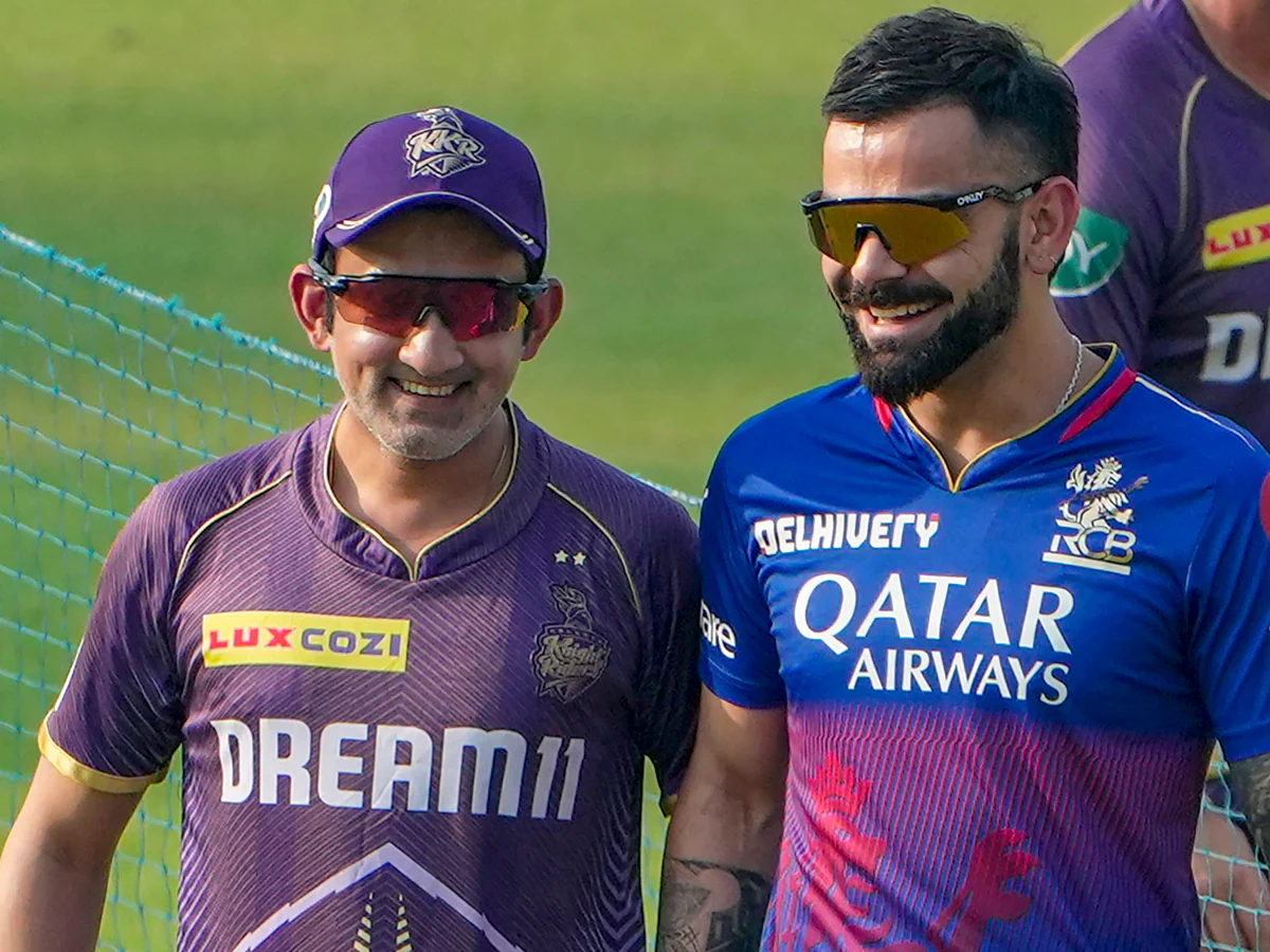 Gautam Gambhir and Virat Kohli during IPL | X