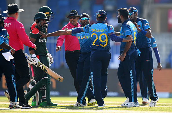 Lahiru Kumara and Liton Das involved in ugly fight on the field | Getty Images