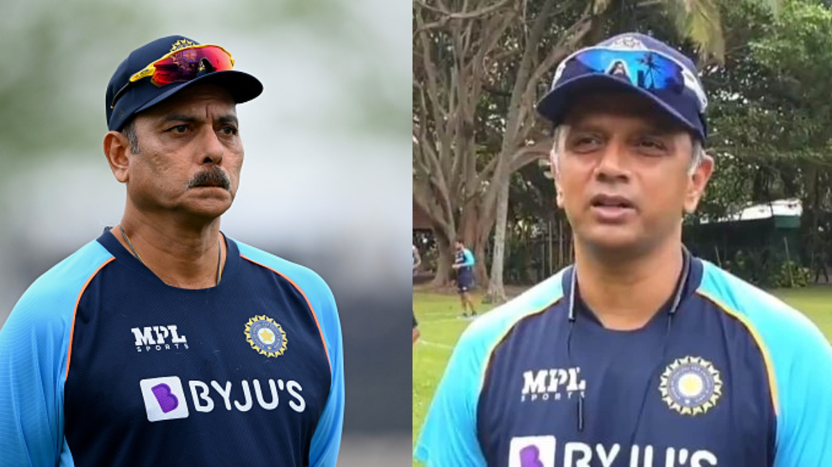 Ravi Shastri and Rahul Dravid are in England and Sri Lanka with the respective Indian teams | Getty Images